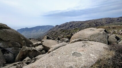 rocks in the mountains