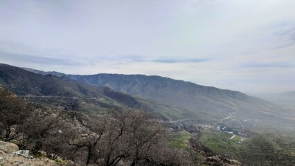 landscape with clouds