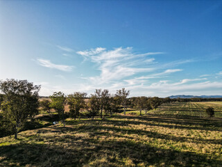 Fototapeta na wymiar Farming land from the air