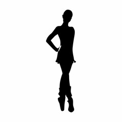 Fototapeta na wymiar female models logo