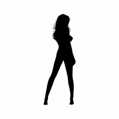 Obraz na płótnie Canvas female models logo