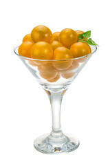 Yellow bright tomato