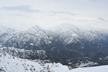 Obraz premium snow covered mountains