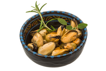 Marinated mussels