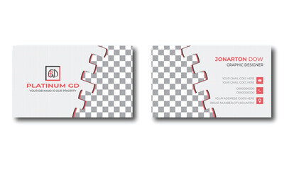 business card flat design template vector
Premium Business Modern card