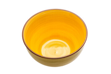 Empty ceramic bowl