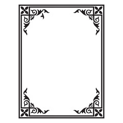 frames in vintage style with elements of ornament, art, pattern, background, texture, Vector illustration eps 10, Art.