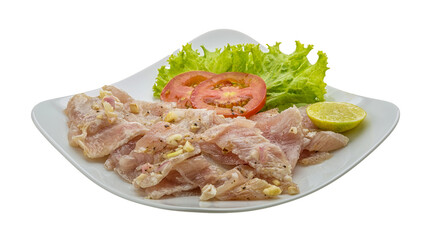Swordfish carpaccio