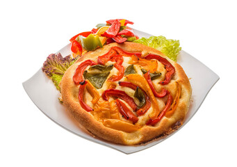 Pizza with bulgarian pepper