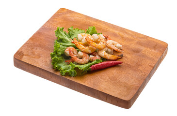 Unshelled king prawn