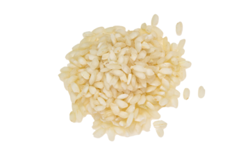 Raw Arborio rice for Risotto