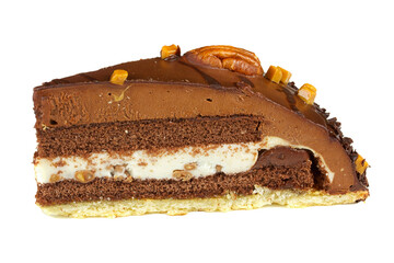 cake truffle with black chocolate