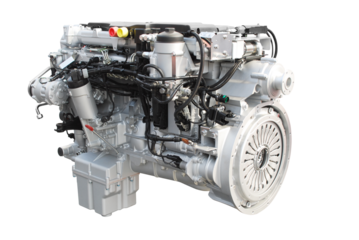 truck engine transparent