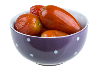 Pickled red tomatoes