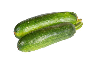 Zucchini isolated on white background