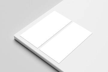 DL Flyer Blank Mockup
