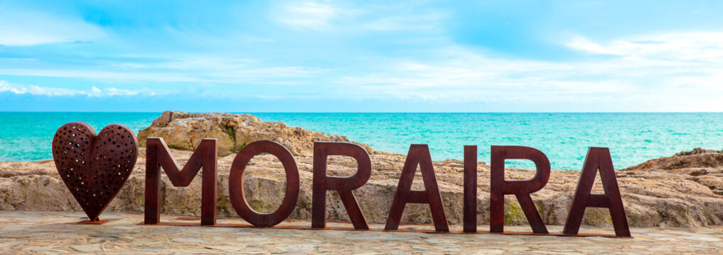 Moraira beach and coast- Costa blanca,  Alicante province in Spain