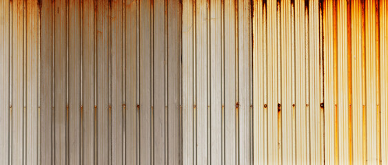 Rostig Wellblechfassade,Vila Franca do Campo,Insel Sao Miguel, Azoren, Portugal,