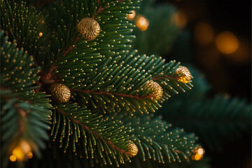 Fir tree, digital art