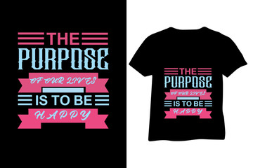 typography T-shirt design