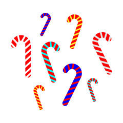 Group of Candy can in many colors