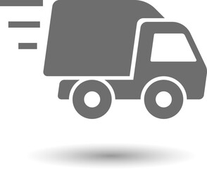 Delivery truck icon. Shipping service. Vector