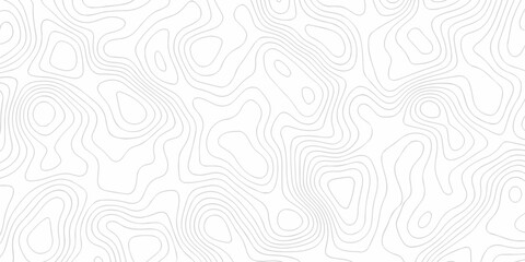 Topographic map. Geographic mountain relief. Abstract lines background. Contour maps. Vector illustration, Topo contour map on white background, Topographic contour lines vector map seamless pattern