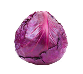 purple cabbage isolated on transparent png