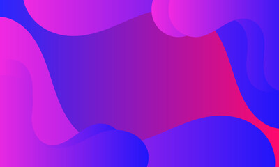 Vector abstract wave line colorful landing page flat background vector design