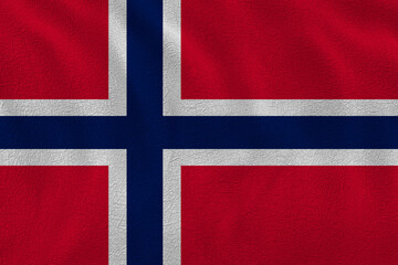 Fototapeta premium National flag of Norway. Background with flag of Norway