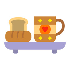 Breakfast Flat Icon