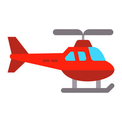 Helicopter Flat Icon