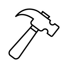 hammer icon flat vecktor trendy popular simple