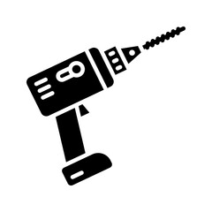 drill icon flat vecktor trendy popular simple