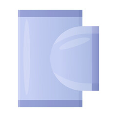 Air outlet system. Vector illustration of vent pipe. Cartoon duct work for air conditioning, cooling and cleaning isolated on white. Ventilation concept