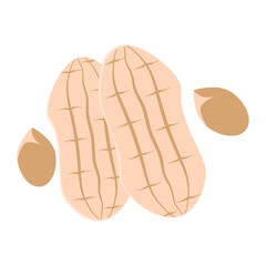 nuts peanut healthy food snacks collection set