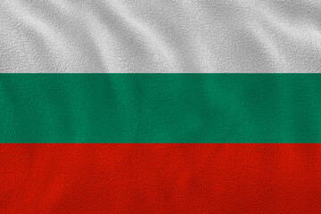 National flag of Bulgaria. Background  with flag  of Bulgaria