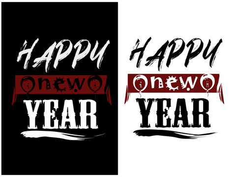happy new year t-shirt design. new t-shirt design vector. beautiful new year art vector. t-shirt design free download.