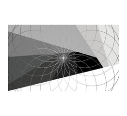 Abstract design, black and white abstract design