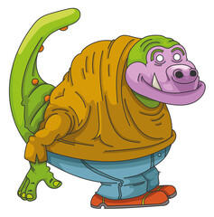 Dinosaure rigolo  : monstre préhistorique © LôThus