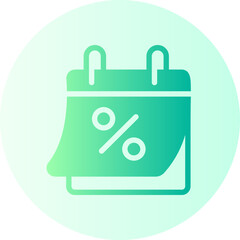 calendar gradient icon