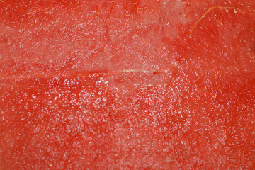 Watermelon red, natural, popular fruit, black background