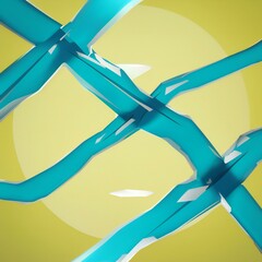 Elegant abstract illustration for art projects, cards, business, posters. 3D illustration, computer-generated fractal