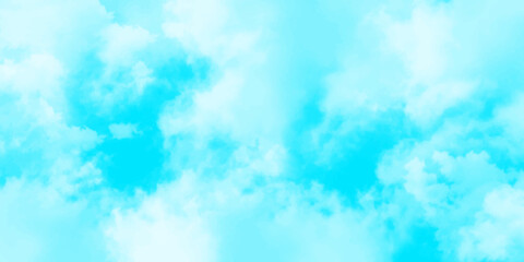 Fototapeta na wymiar Blue sky with white clouds background. Romantic sky. Abstract nature background of romantic summer blue sky with fluffy clouds. Beautiful puffy clouds in bright blue sky in day sunlight.