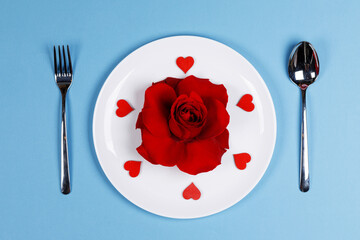 Romantic dinner concept