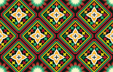 Tribal striped seamless pattern. Aztec geometric vector background. Can be used in textile design, web design for making of clothes, accessories, decorative paper, wrapping, envelope; backpacks, etc.