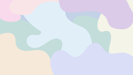 aesthetic abstract pastel liquid, fluid wallpaper illustration, perfect for banner, postcard, wallpaper, backdrop, background