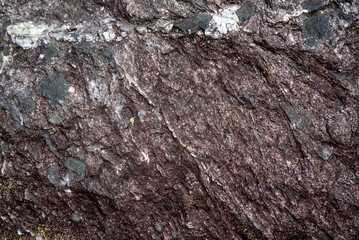 black rough texture in stone