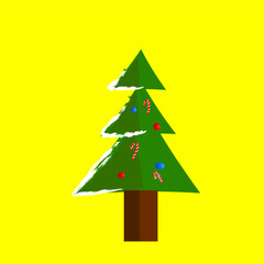 christmas tree illustration