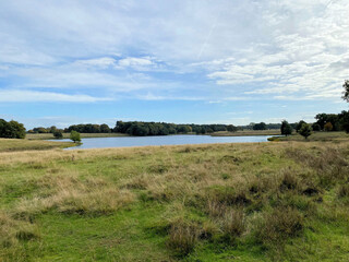 Fototapeta premium A view of the Cheshire Countryside near Knutsford